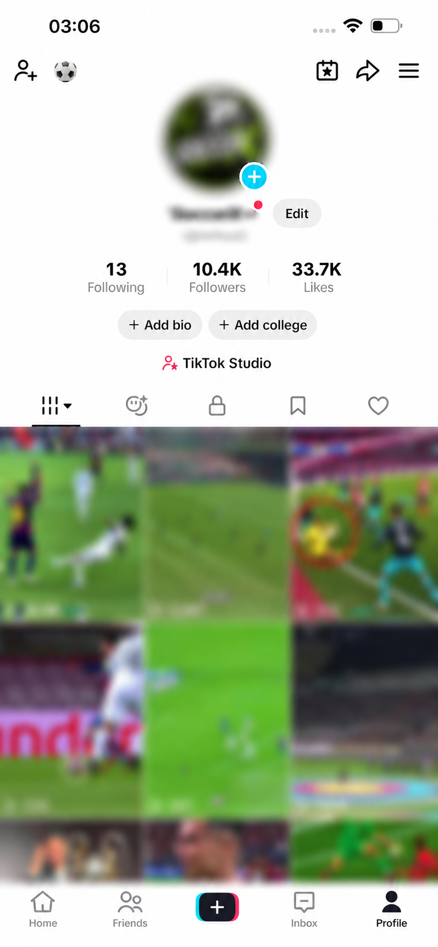 Aperçu du compte TikTok 10 000 abonnés